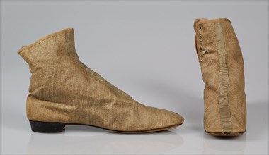 Walking boots, American, 1860-75.