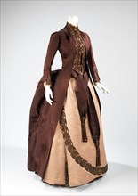 Afternoon dress, French, 1888.