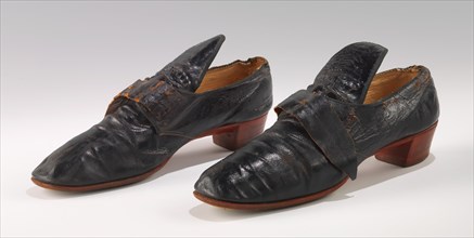 Court shoes, French, 1780-1800.