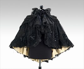 Evening cape, French, ca. 1895.