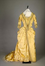 Evening dress, French, ca. 1888.