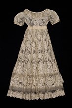 Evening dress, probably American, ca. 1825.
