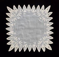 Handkerchief, probably American, second quarter 19th century.