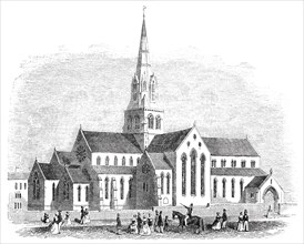 St Barnabas Catholic Church, Nottingham, 1844. Creator: Unknown.
