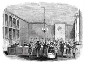 Interior of Roger's Bank, Clement's-Lane, 1844. Creator: Unknown.
