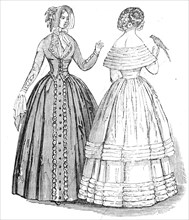 Fashions for August, 1845. Creator: Unknown.