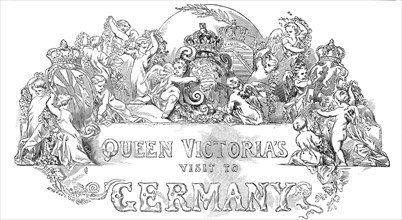 Queen Victoria's visit to Germany, 1845. Creator: Unknown.