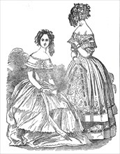 Fashions for September, 1845. Creator: Unknown.
