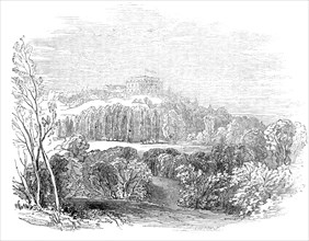 Summer Palace at Wurtemburg - from His Royal Highness Prince Albert's drawing, 1845. Creator: W. J. Linton.