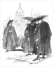 Priests, at Madrid, 1845. Creator: Unknown.