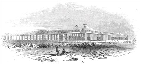 Viaduct on the Croydon Atmospheric Railway..., 1845. Creator: Unknown.