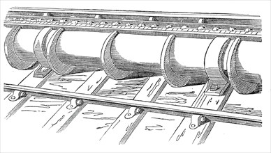 Portion of the tube on the line, 1845. Creator: Unknown.
