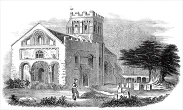 Iffley Church, 1845. Creator: Unknown.