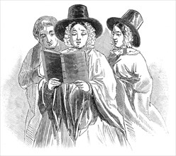 The Cymreigyddion Festival - chorus singers, 1845. Creator: Unknown.