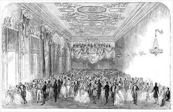 The Nobility's Ball, in the Banqueting-Room of Harewood House, 1845. Creator: Unknown.