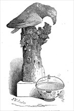 China bird, and Japan sugar basket, 1845. Creator: John Wykeham Archer.