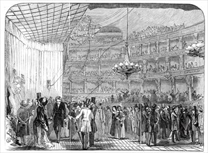 Jullien's Promenade Concert, at Covent Garden Theatre, 1845. Creator: Unknown.