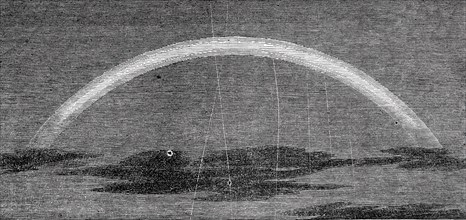 Lunar rainbow, 1844. Creator: Unknown.