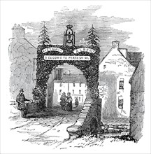 Arch at Coupar Angus, 1844. Creator: Unknown.