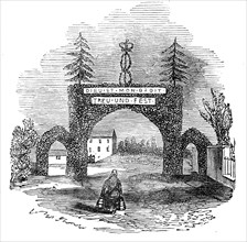 Arch at Coupar Angus, 1844. Creator: Unknown.