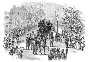 Funeral procession of the late Dr. Dalton, 1844. Creator: Unknown.