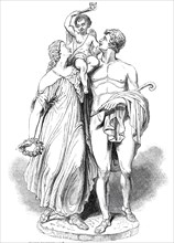 Love Triumphant, by Mr McDowell, A, at the Exhibition of the Royal Academy, 1844. Creator: Unknown.