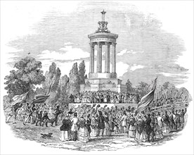 Principal view of the Monument, 1844. Creator: Unknown.