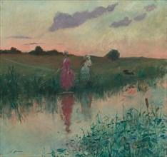 The Artist's Wife Fishing