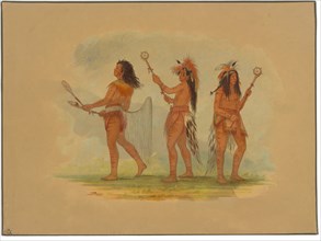Three Celebrated Ball Players - Choctaw