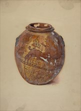 Pa. German Jar, c. 1937. Creator: William L Antrim.