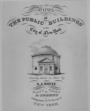 Title page: Views of the Public Buildings in the City of New York