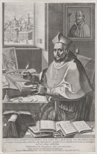 Cardinal Roberto Bellarmino at his desk