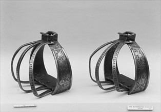 Pair of Stirrups from a horse armour made for a member of the Collalto Family