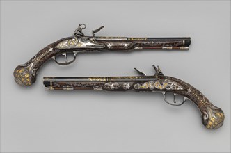 Pair of Flintlock Pistols Made for Ferdinand IV...Italo-Spanish