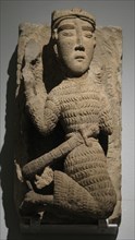 Sculpture of a Kneeling Knight or King