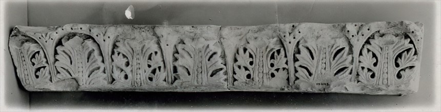 Fragment from a Molding with Acanthus Clusters under Arcades