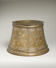 Candlestick with Enthronement Scene