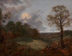 Wooded Landscape with a Cottage and Shepherd;Landscape with Shepherd;Wooded Landscape with a Cottage, Sheep and a Reclining Shepherd, 1748 to 1750.