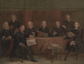 Study for a Group Portrait, between 1729 and 1730. Formerly attributed to William Hogarth.
