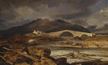 Tummel Bridge, Perthshire;Dummel Bridge;Dummel Bridge, Fifeshire, Painted in 1812;Highland Bridge, between 1802 and 1803.