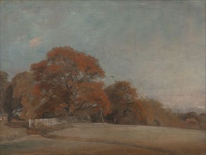 An Autumnal Landscape at East Bergholt;An Autumnal Landscape, between 1805 and 1808.
