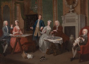 Portrait of a Family;A Family Party;Family Party, ca. 1735.