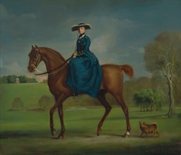 The Countess of Coningsby in the Costume of the Charlton Hunt, ca. 1760.