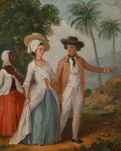 Planter and his Wife, with a Servant;Planter and his wife, attended by a servant, ca. 1780.