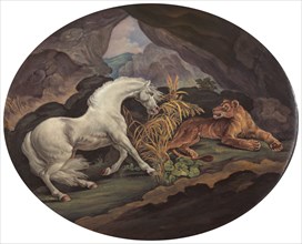 A Horse Frightened by a Lioness, ca. 1800. after George Stubbs