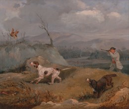 Grouse Shooting, ca. 1825.