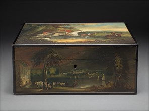 Antique Letter Box Converted into a Humidor, ca. 1840. after Philip Reinagle