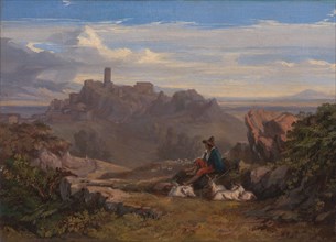 Landscape with Goatherd, ca. 1842.