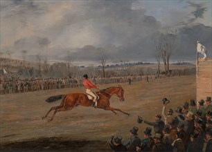 Scenes from a Steeplechase: The Winner;A Steeplechase: The Winner, ca. 1845.