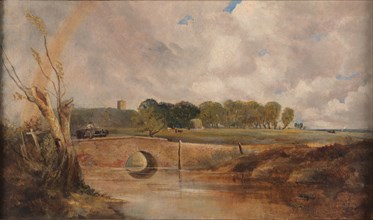 A Rainbow - View of the Stour, ca. 1845.